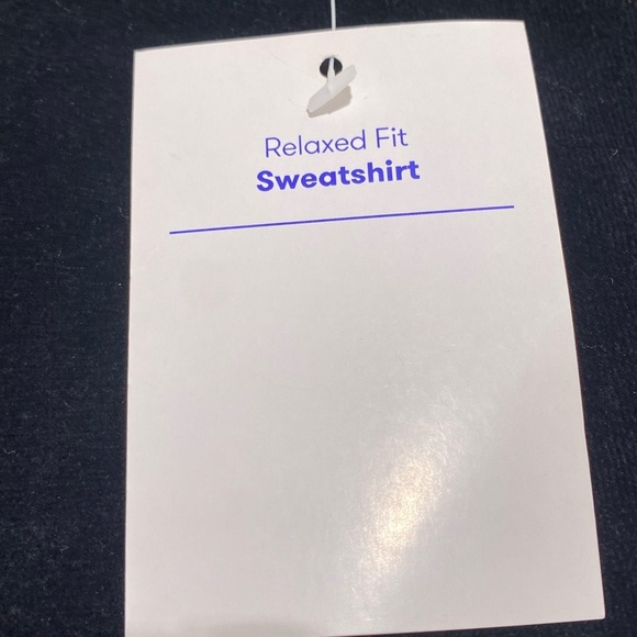 Wide Neck Velour JoyLab Long Sleeve sweatshirt - Picture 7 of 9